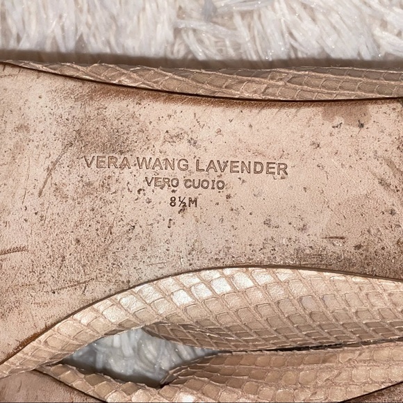 VERA WANG LAVENDER Lillian Nude Ballet Flats Size 8.5 - Picture 10 of 13
